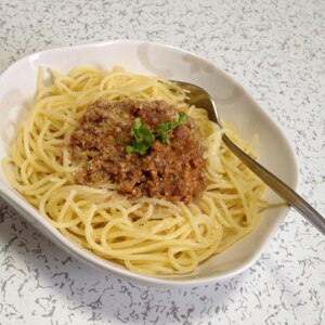 ミートソーススパゲッティ